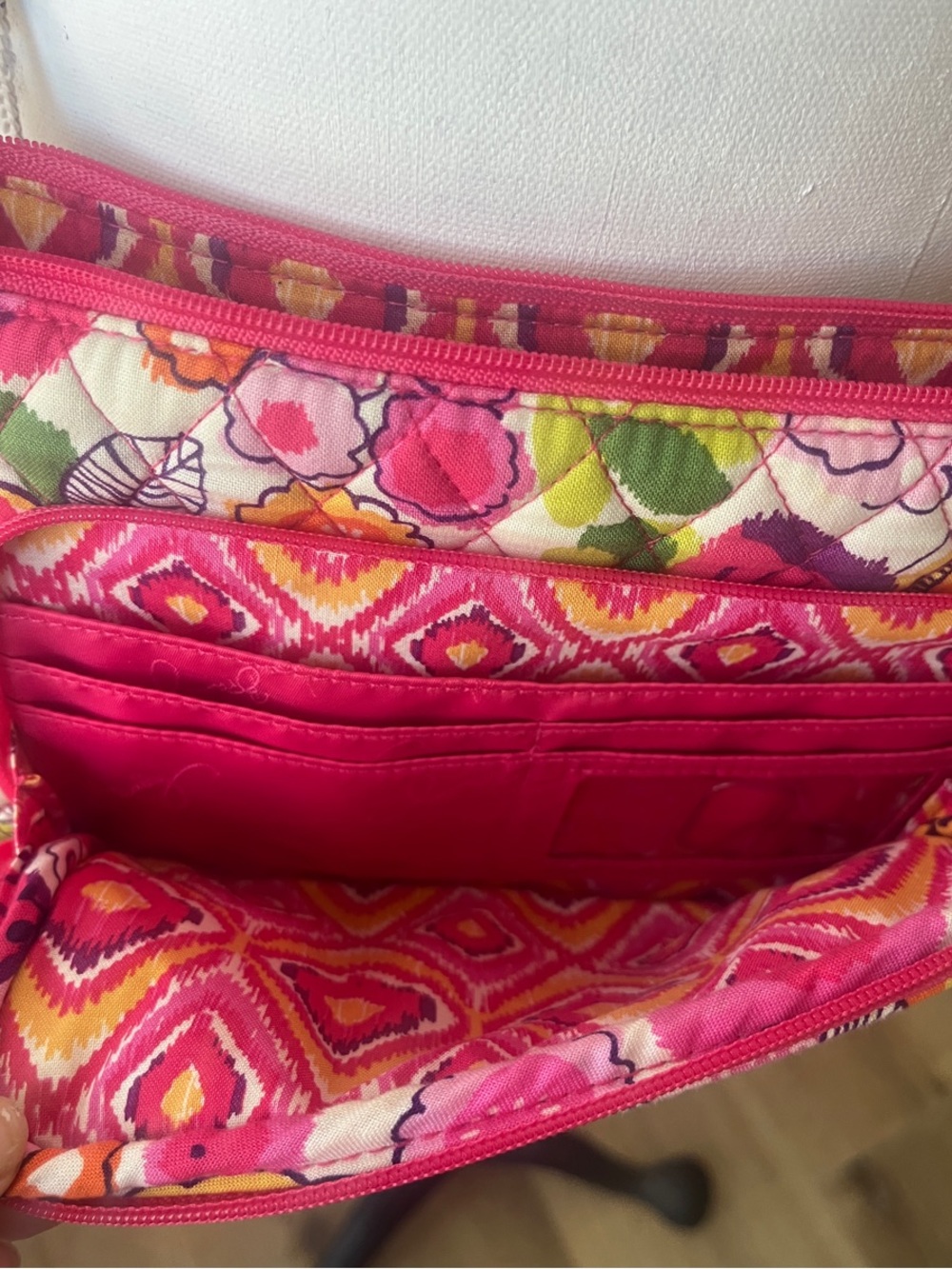 🌸 Vera Bradley Little Hipster Crossbody Bag | Retired Clementine Print - Picture 3 of 9
